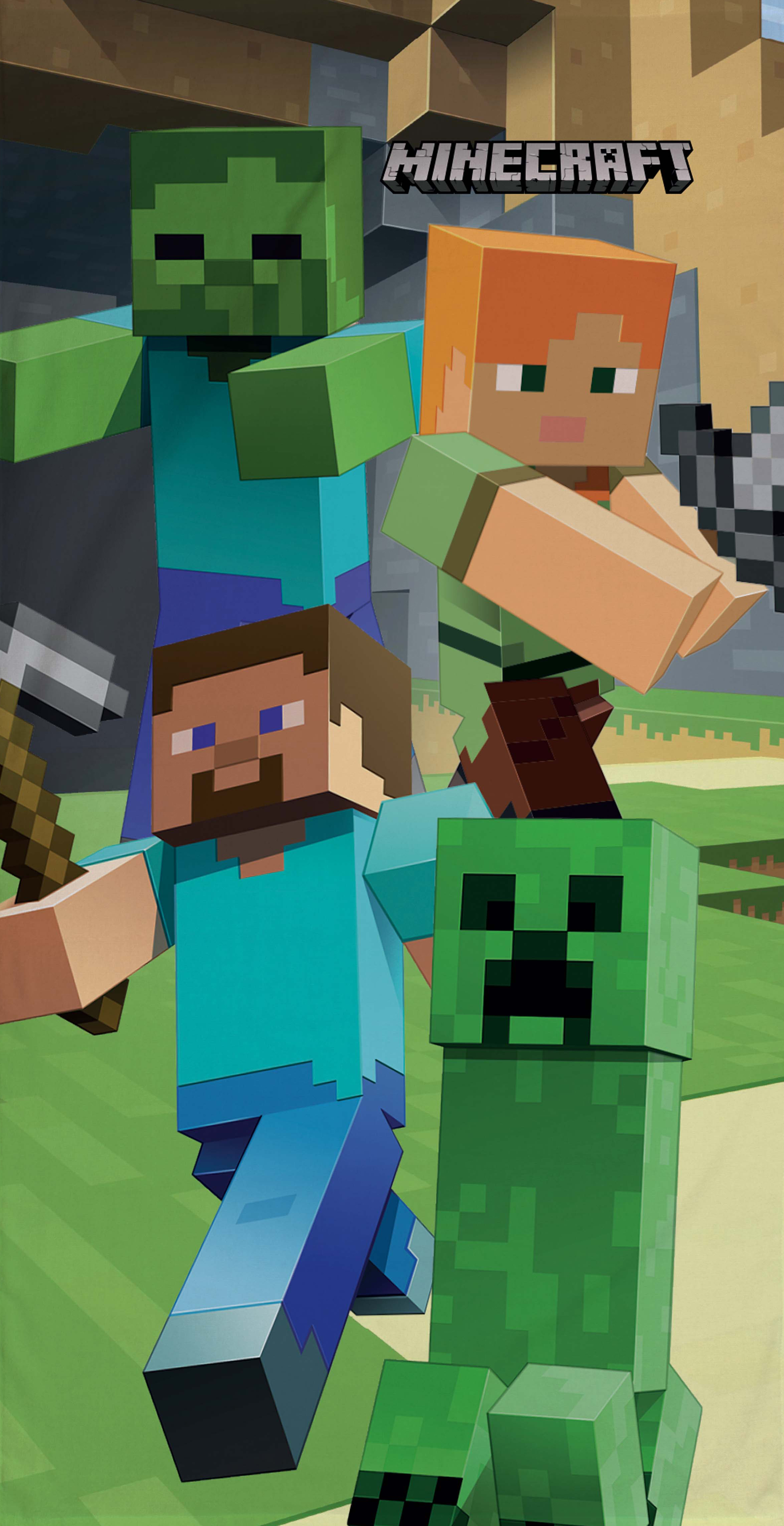 Osuška detská froté -Minecraft