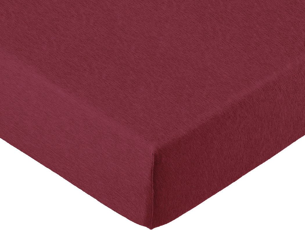 Plachta jersey melange - Bordo