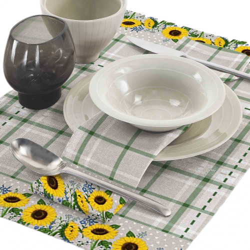 Set prestieranie a obrúsok slnečnice