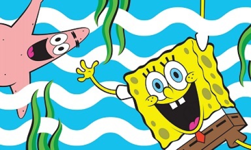 Detský uterák do škôlky - Sponge Bob