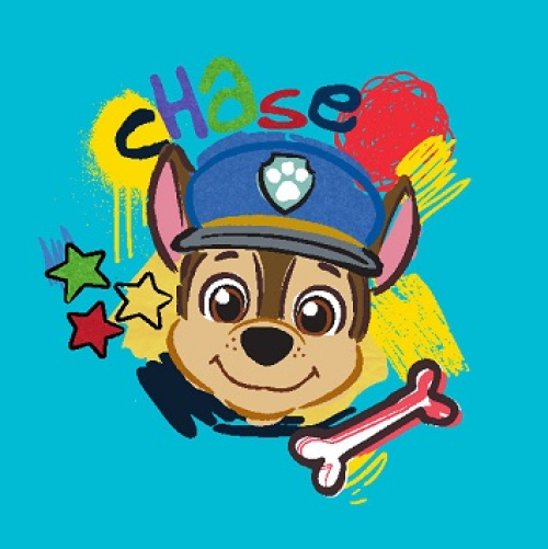 Detský uterák do škôlky- labková patrola Chase - modrý
