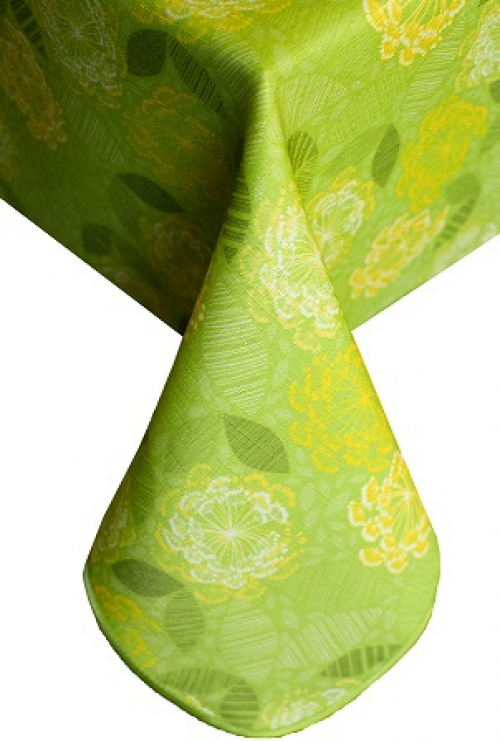 Teflonový obrus vzorovaný zelený - Soňa
