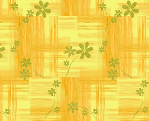 Obrus vzorovaný - Ziba žltý