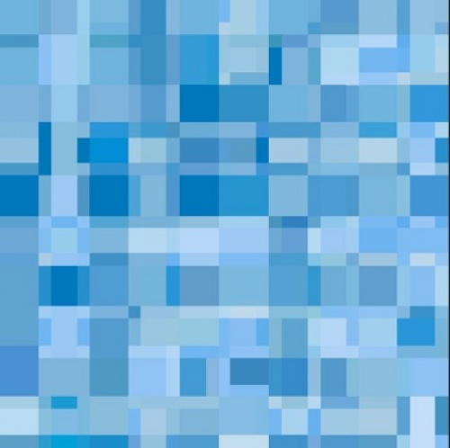 Obrus vzorovaný - Mozaika modrá