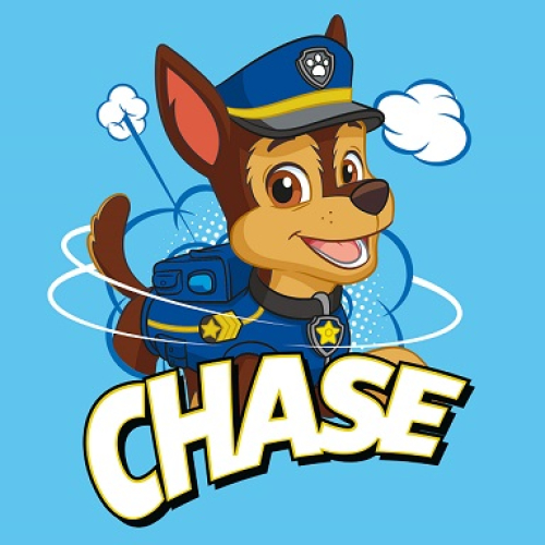 Detský uterák do škôlky- labková patrola Chase - modrý 2