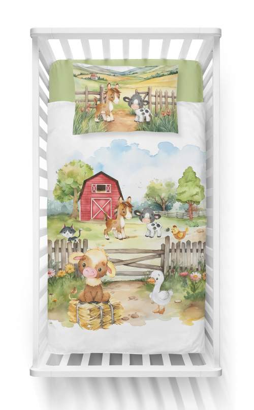 Detská obliečka - farma - 5140A