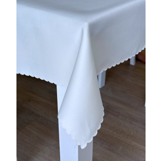 Jednofarebný hranatý teflónový obrus gastro HELENA - biely