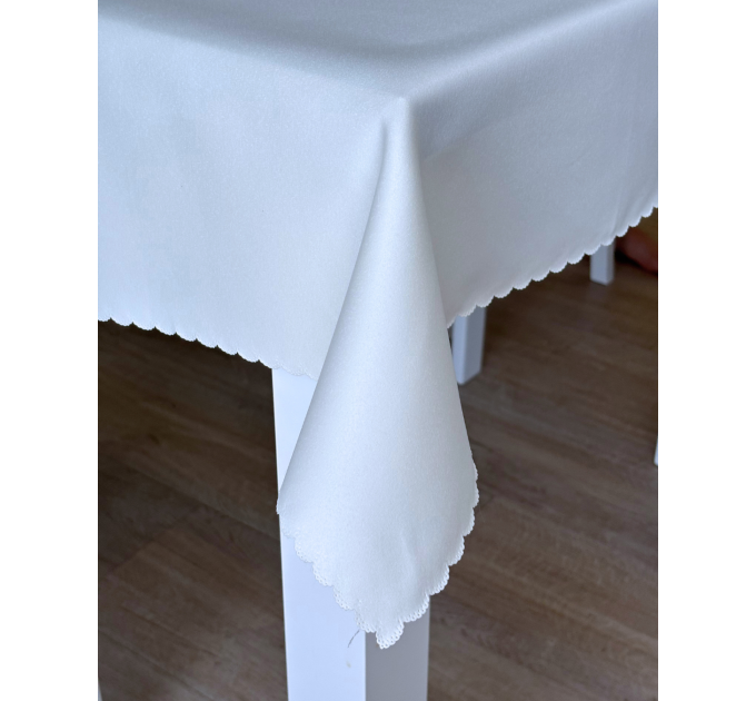 Jednofarebný hranatý teflónový obrus gastro HELENA - biely