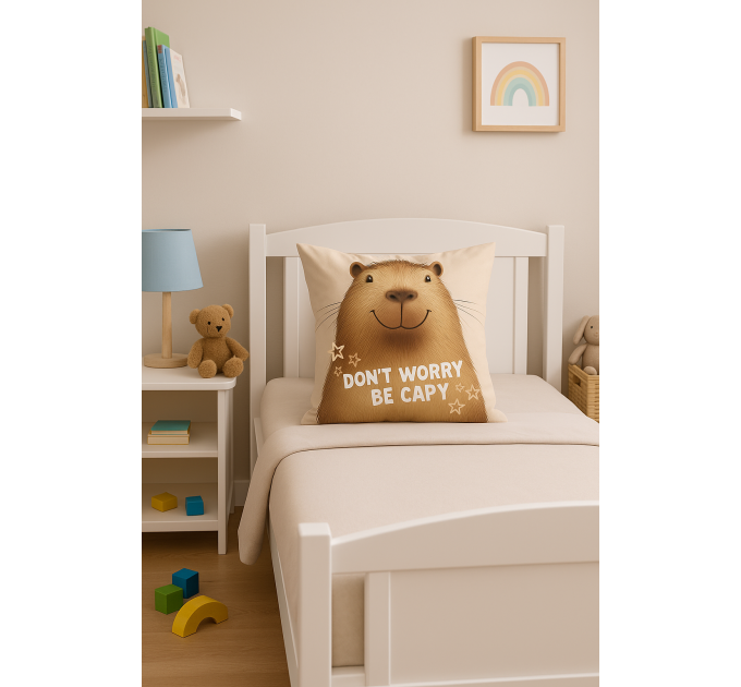 Detská obliečka na vankúš - kapybara  035