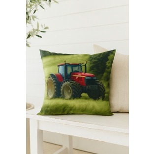 Detská obliečka na vankúš - traktor - 043