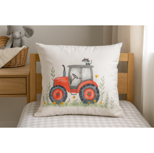 Detská obliečka na vankúš – Traktor 40×40 cm
