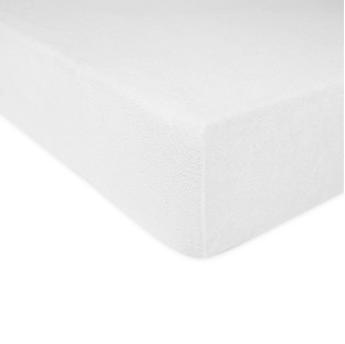 Froté plachta na posteľ  200g/m² - biela