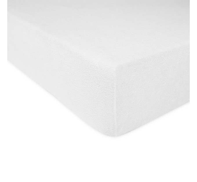 Froté plachta na posteľ  200g/m² - biela