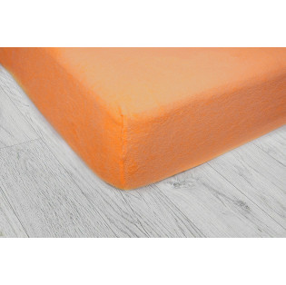 Froté plachta - tmavo oranžová
