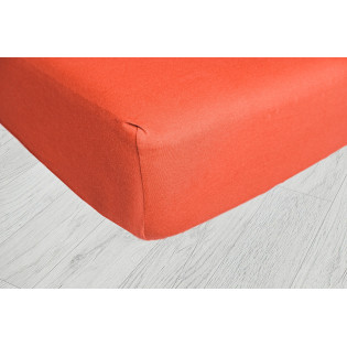 Plachta jersey - oranžová