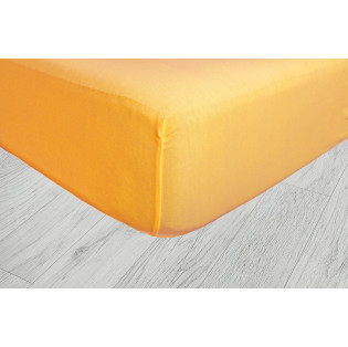 Plachta jersey - svetlo oranžová