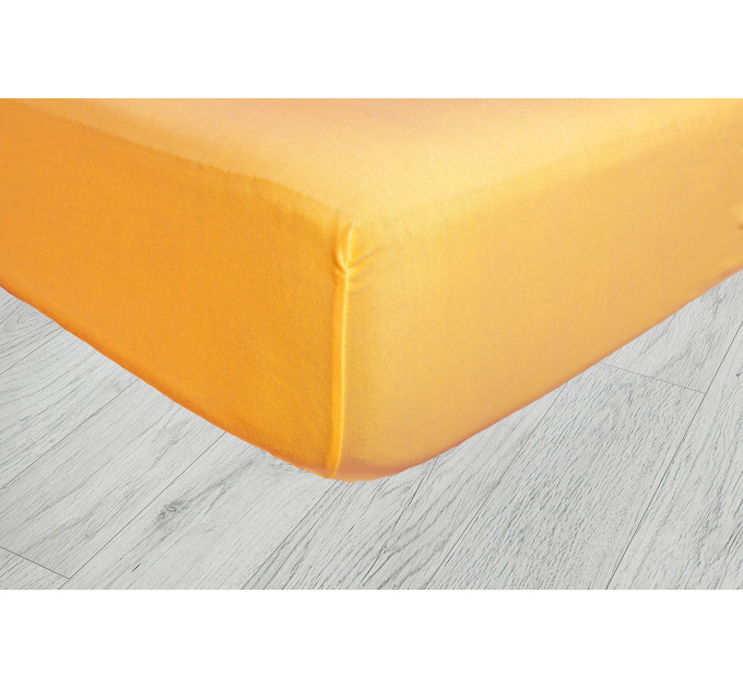 Plachta jersey - svetlo oranžová