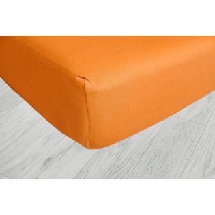 Plachta jersey - tmavá oranžová