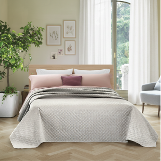 Dekoračný prehoz na posteľ 210×250 cm – Brooklyn béžový