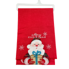 Vianočný obrus štola - červená so Santa Clausom - NORIMBERGA