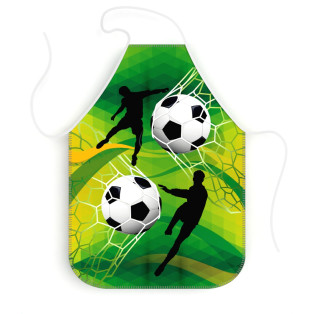 Detská zástera s futbalovým motívom