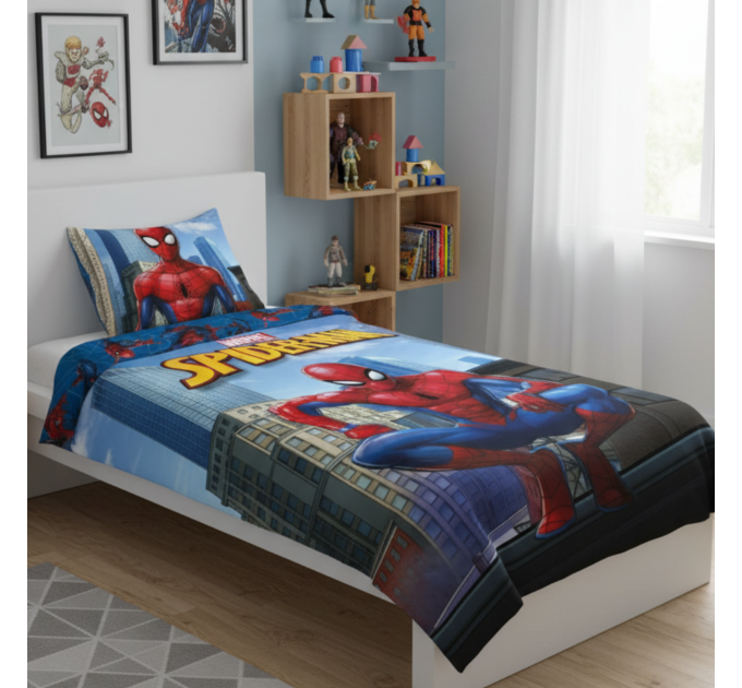 Detská bavlnená obliečka -  Spider Man 001