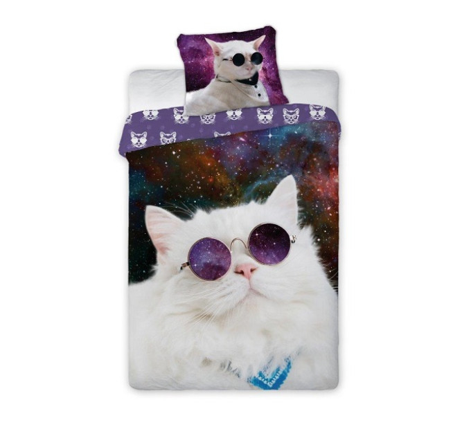Obliečka detská - Mačka v galaxii