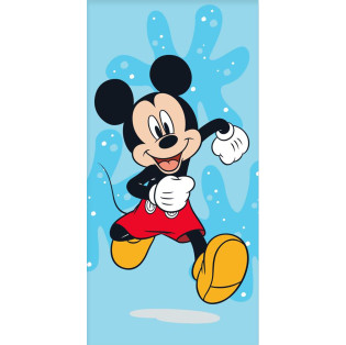 Osuška detská froté - Mickey na modrom 215T