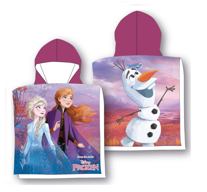 Pončo pre deti - jesenný Frozen - 2002