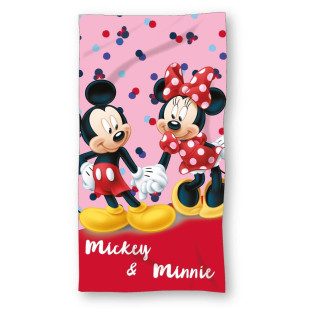 Osuška detská mikrovlákno -  Minnie a Mickey 3599