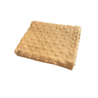 Minky detská deka so srdiečkami - marhuľová