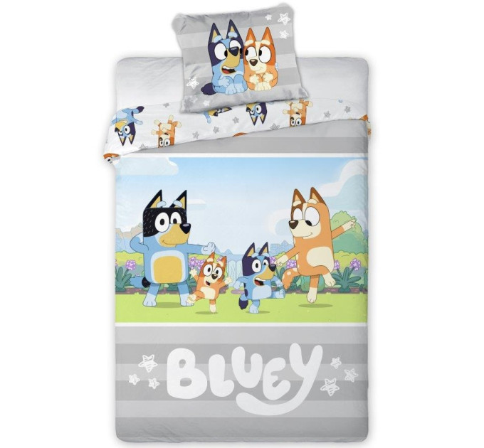 Detské obliečky do postieľky -   Bluey v prírode 