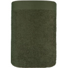 Bavlnený uterák - s mriežkovanou bordurou - Boho - zelený