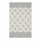 Kuchynská bavlnená utierka Carino - geometrický vzor - sivá